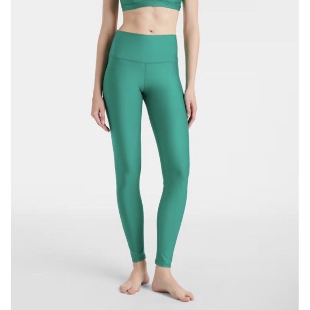 Alo Airlift Women's Emerald Green High Rise Leggings Size S HighWaist 28" Inseam